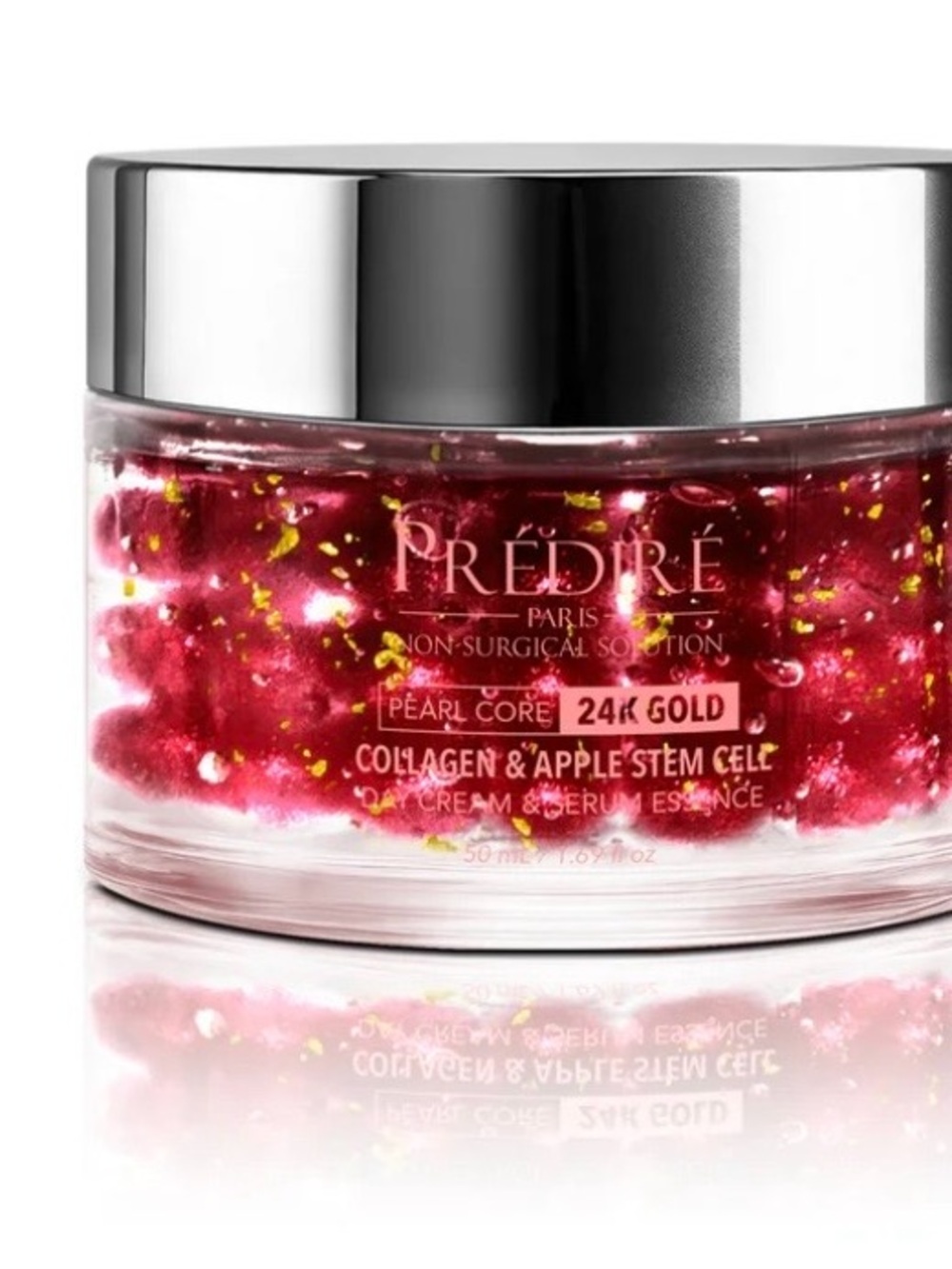 Prédiré Paris Collagen & Apple Stem Cell Day Cream - Shimmery Rose Gold Pearls